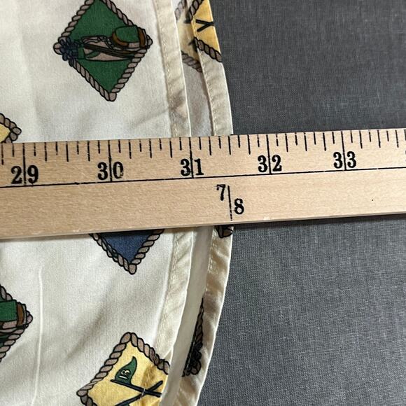 Preswick & Moore Shirt Mens Size XL‎ White Golf Print Button Down Casual Preppy - Picture 6 of 7